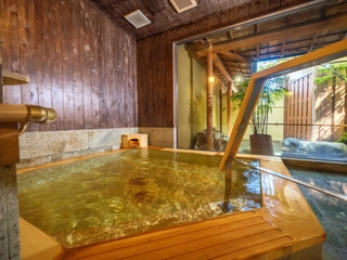 大浴場「檜風呂」